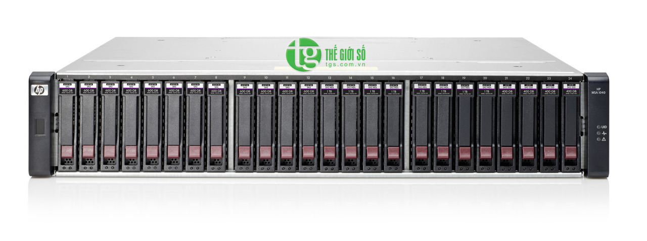 HP MSA 1040 2-port Fibre Channel Dual Controller SFF Storage (E7W00A)